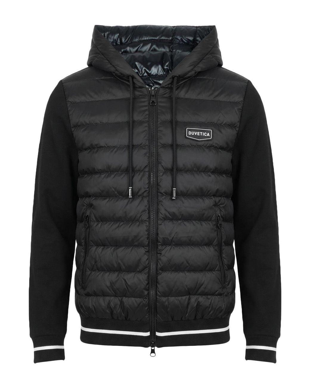 Duvetica Black Puffer Polyamide, Cotton, Polyester for men