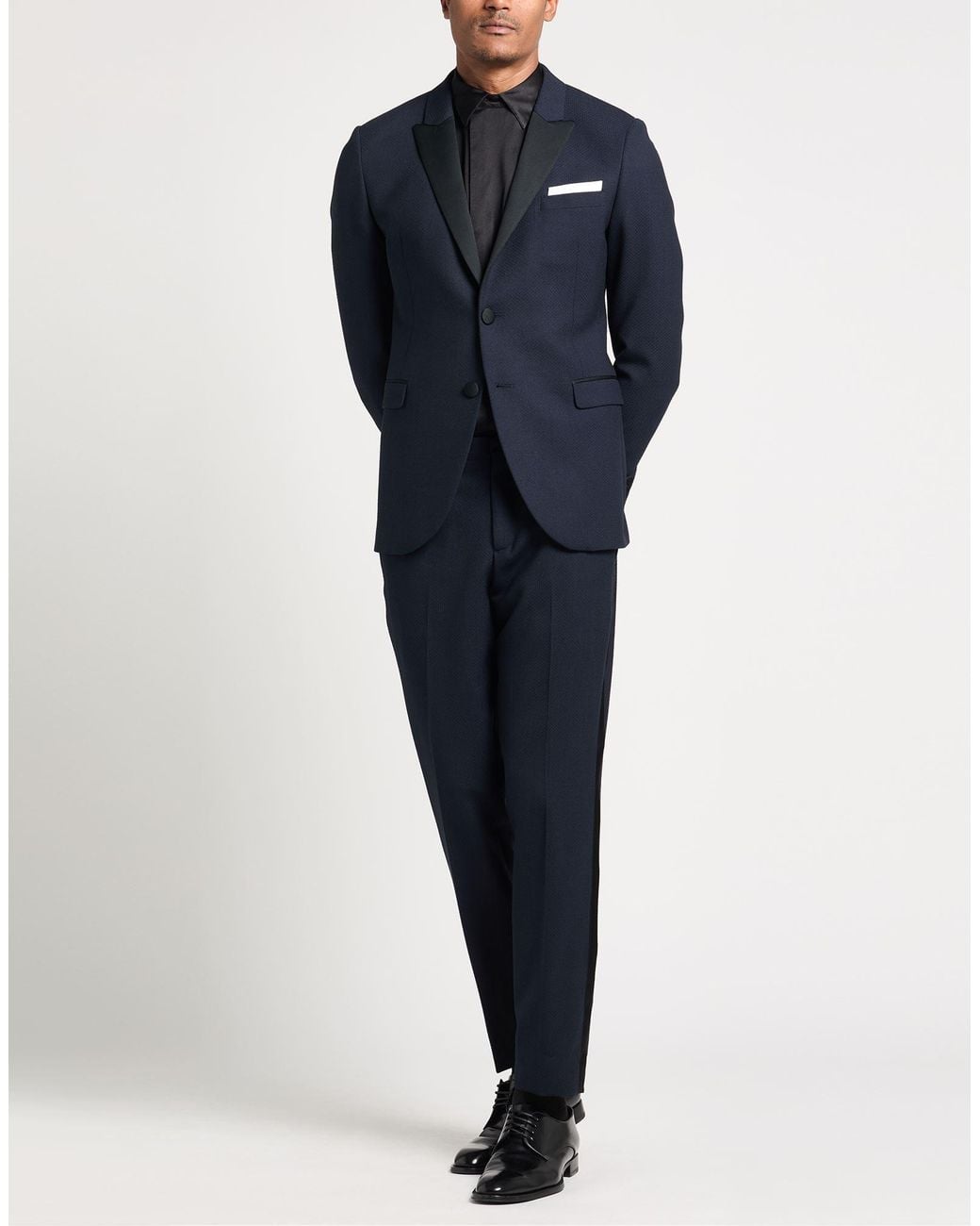 Neil Barrett Blue Midnight Suit Virgin Wool, Polyamide, Elastane, Polyester for men