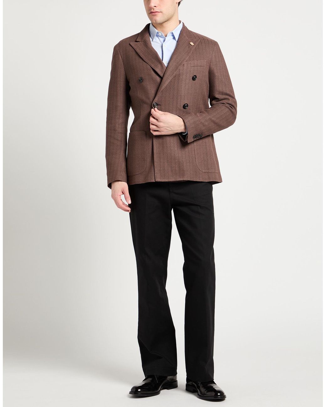 Lardini Brown Blazers for men
