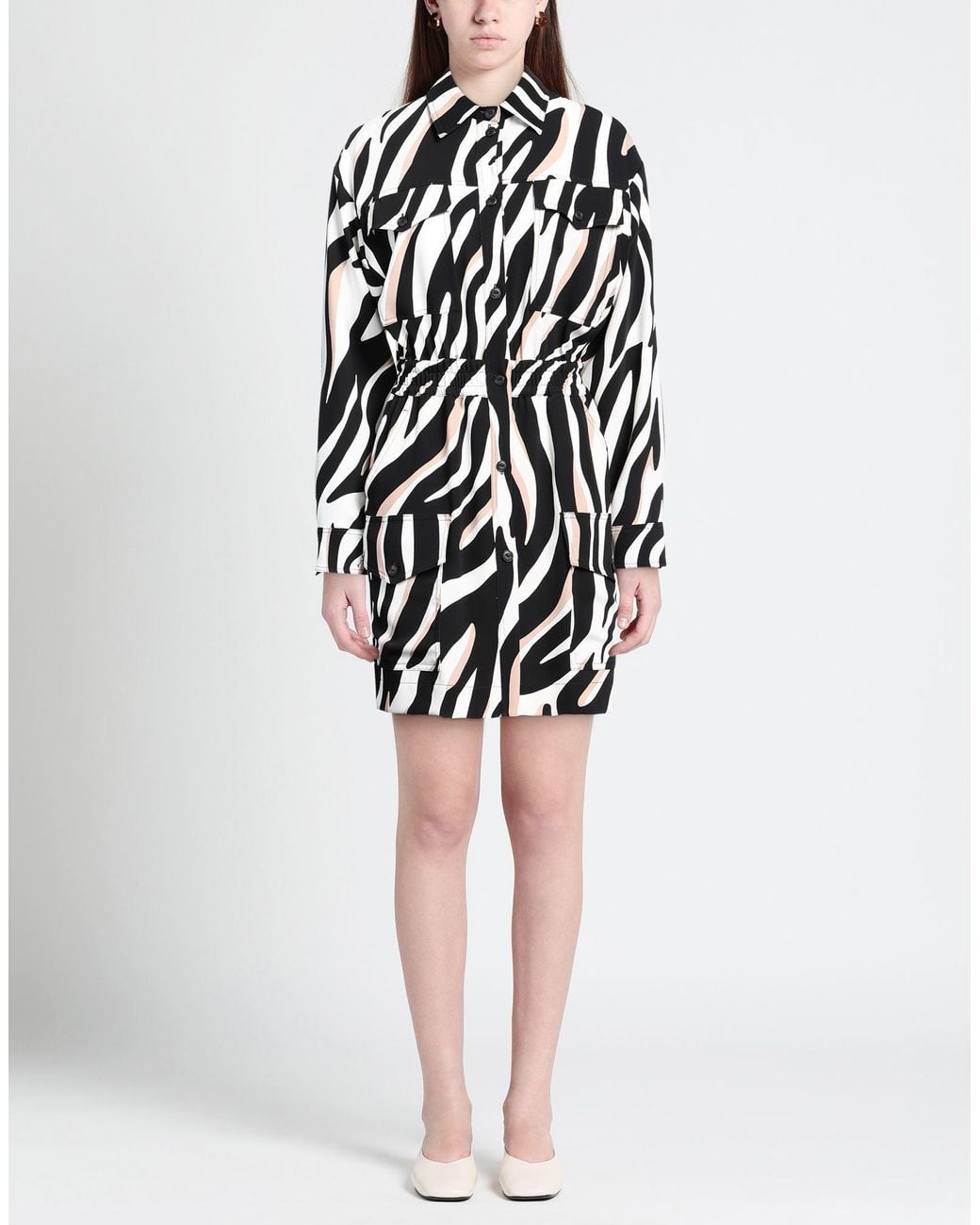 Pinko White Mini Dress