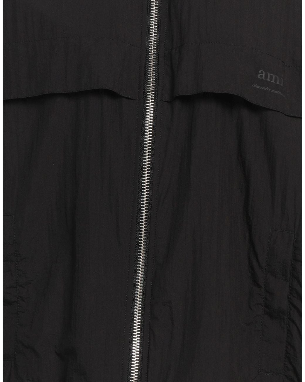 AMI Black Jacket Polyamide