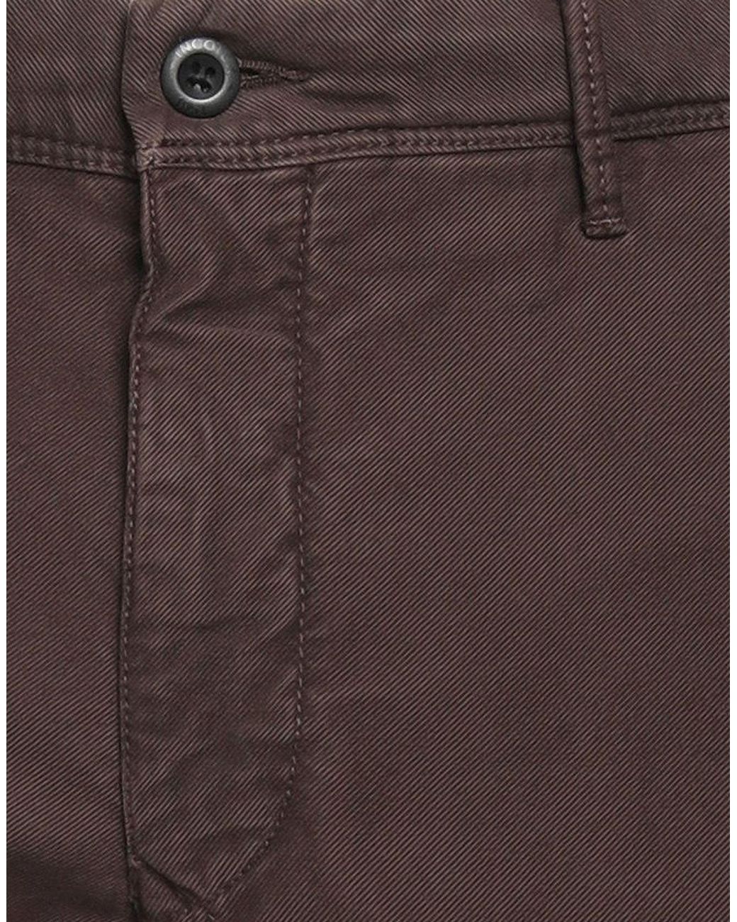 Incotex Brown Trouser for men