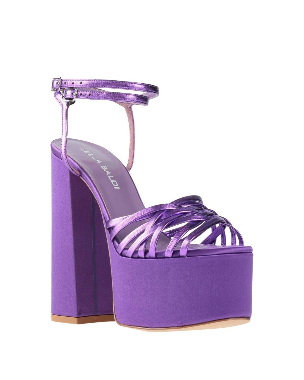 Lella Baldi Purple Sandals