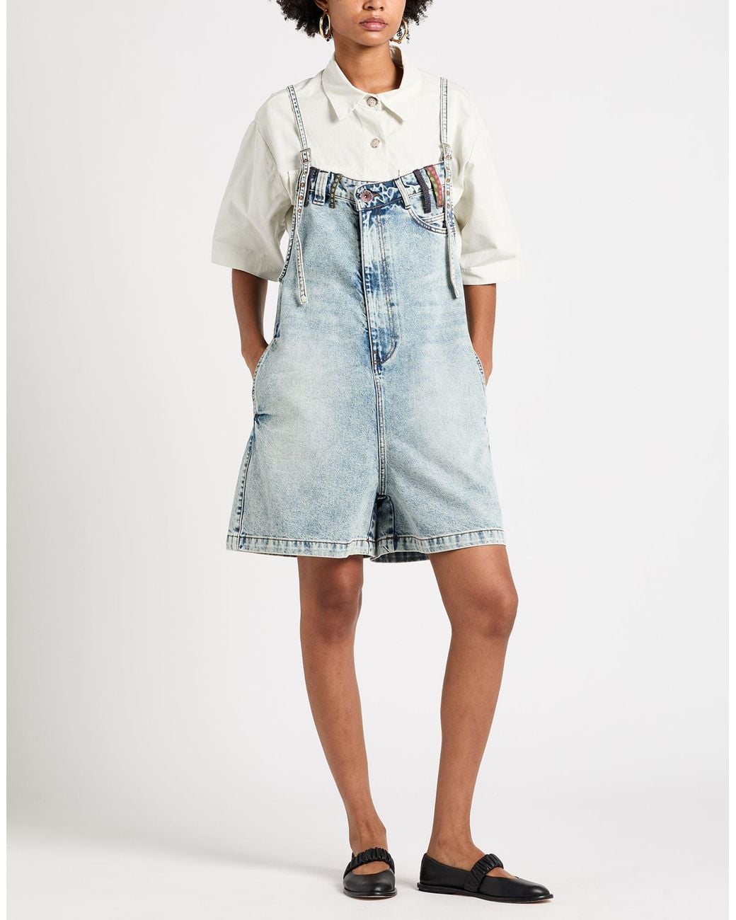 Miss Sixty Blue Playsuits