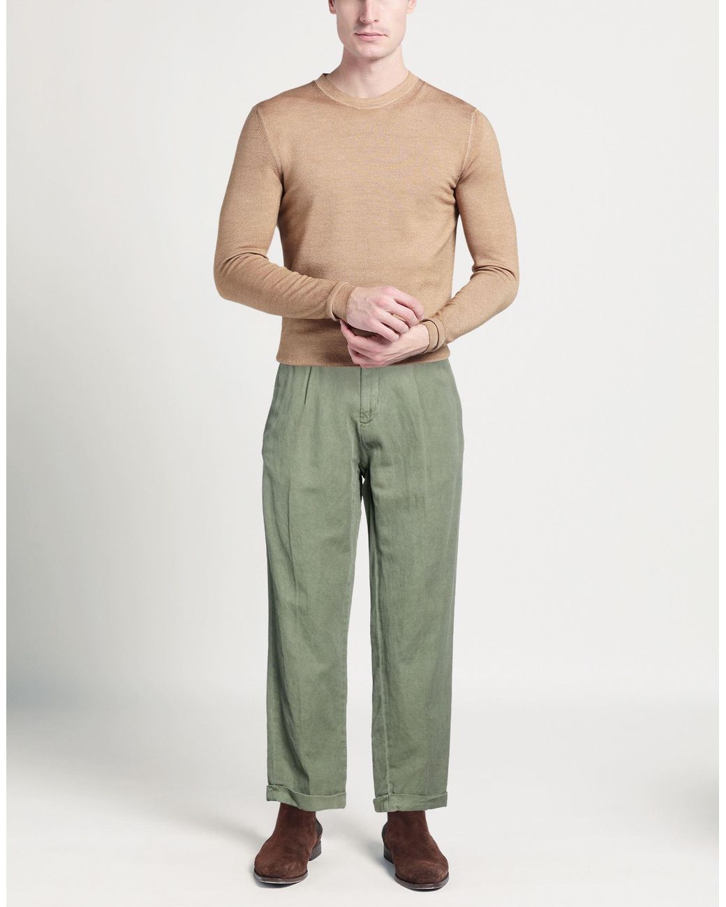 Myths Green Trouser for men