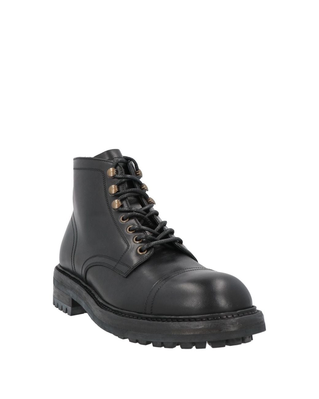 Dolce & Gabbana Black Ankle Boots for men