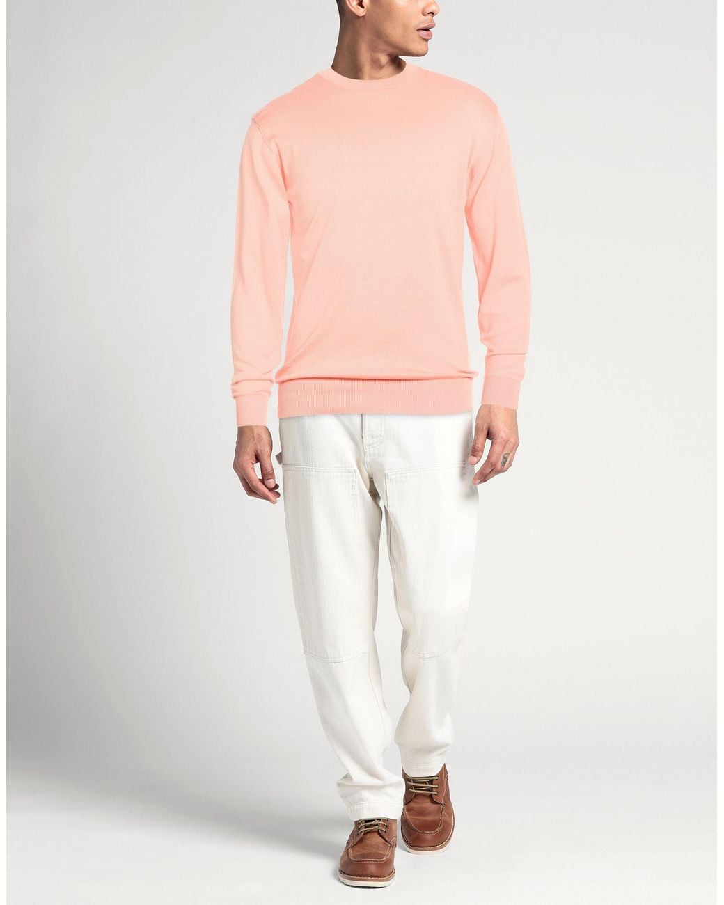 FILIPPO DE LAURENTIIS Pink Sweaters for men