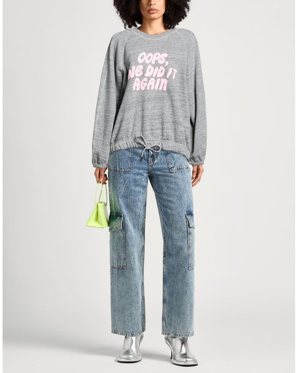 DSquared² Gray Sweatshirt Cotton