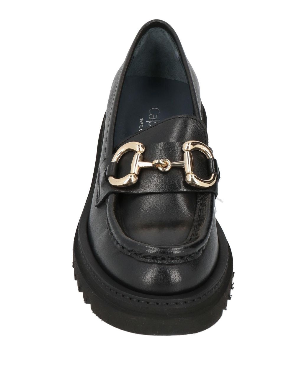 Calpierre Black Loafers Leather
