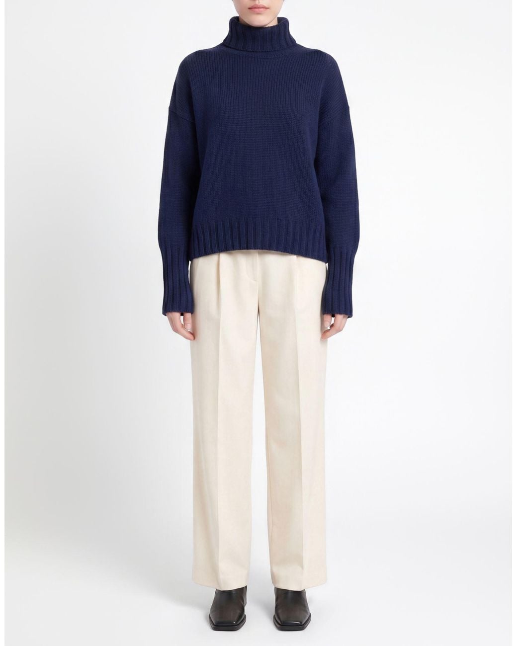 Aragona Blue Turtleneck