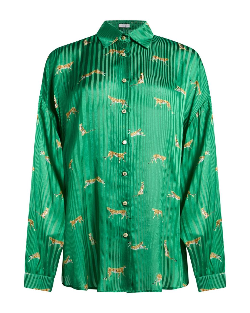 Ballantyne Green Shirt Silk