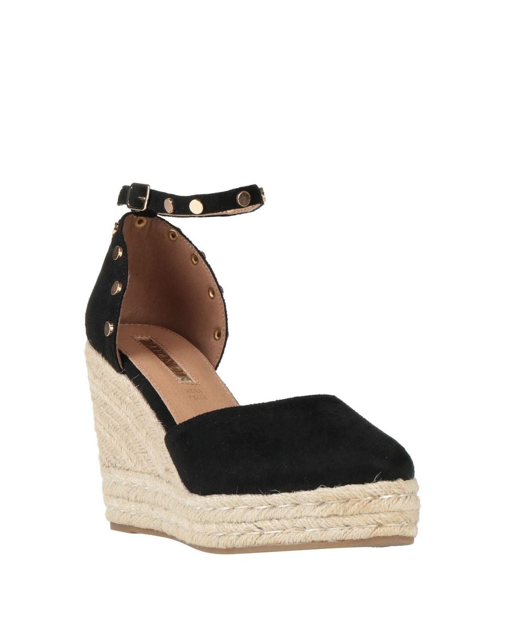 CafeNoir Black Espadrilles
