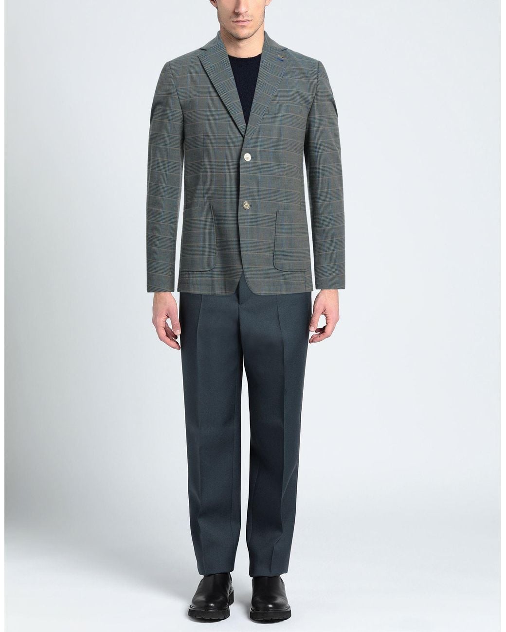 Daniele Alessandrini Gray Blazer for men
