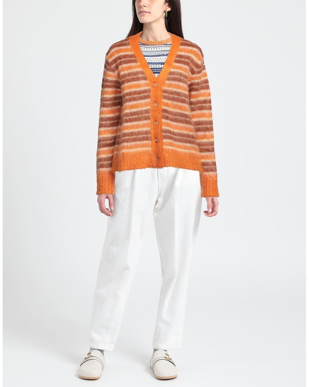 Marni Orange Cardigan