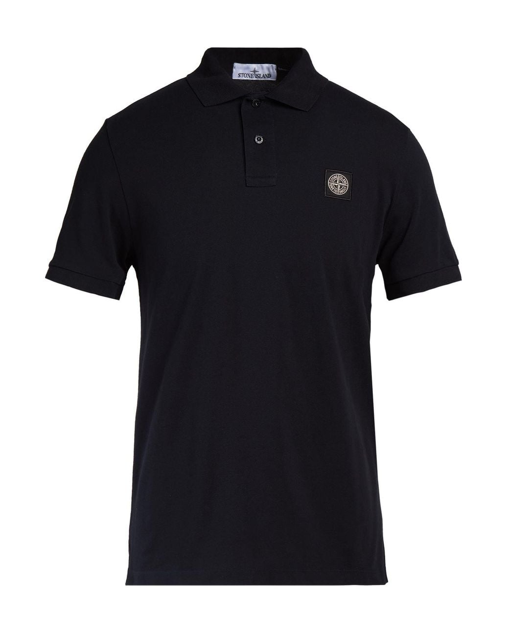 Stone Island Black Polo Shirt for men