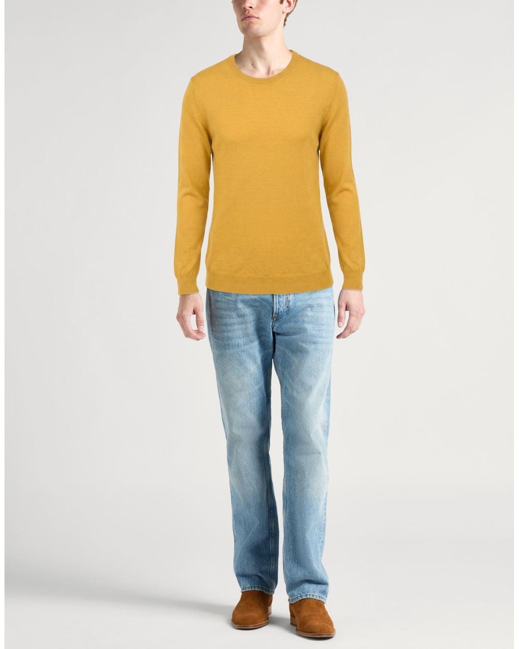 Drumohr Yellow Jumper for men