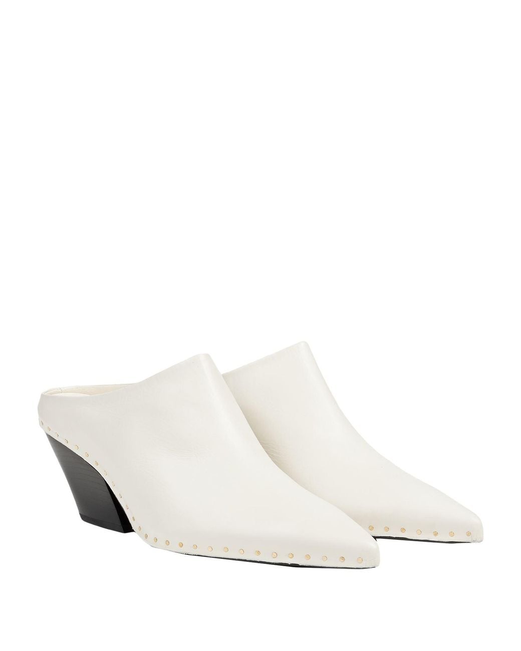 Jil Sander White Mules & Clogs