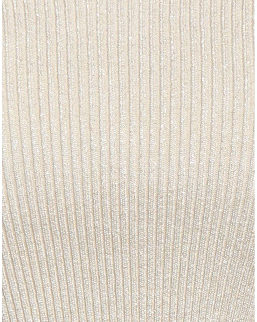 Roberto Collina White Top Viscose, Metallic Polyester
