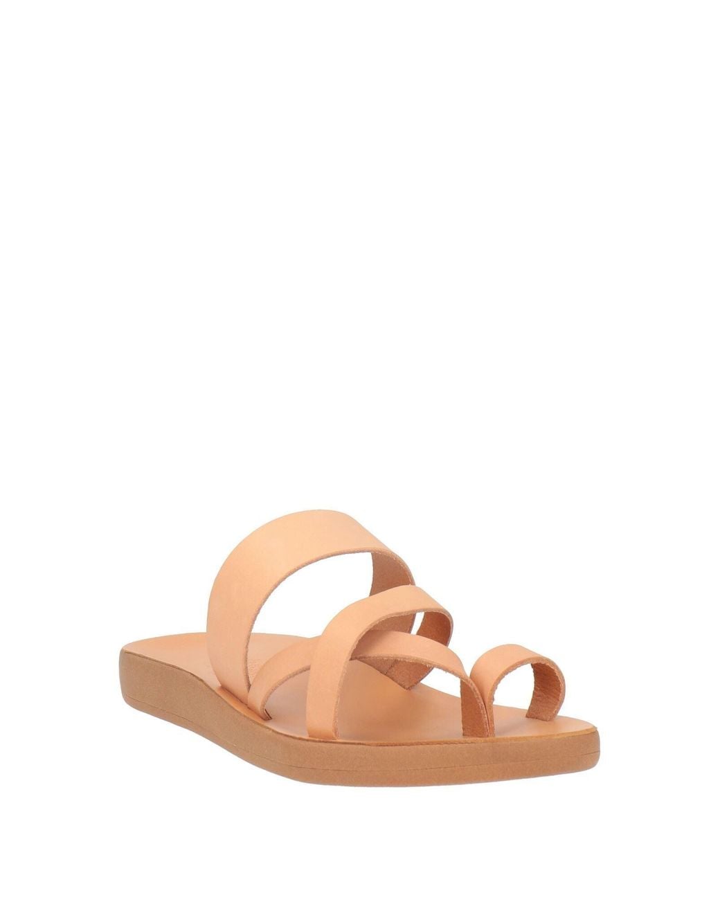 Ancient Greek Sandals Pink Thong Sandal Cowhide for men