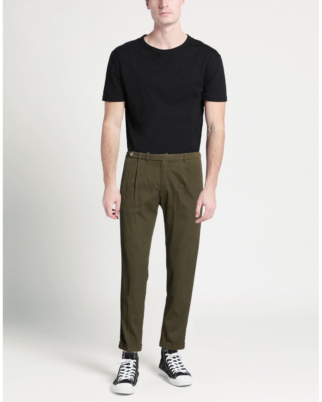 GTA IL PANTALONE Green Pants for men