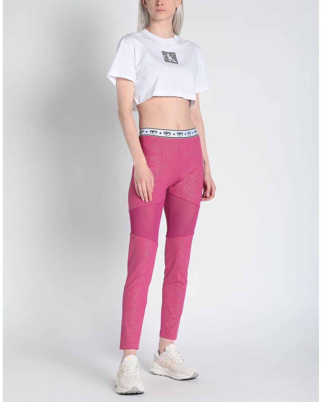 Chiara Ferragni Pink Leggings