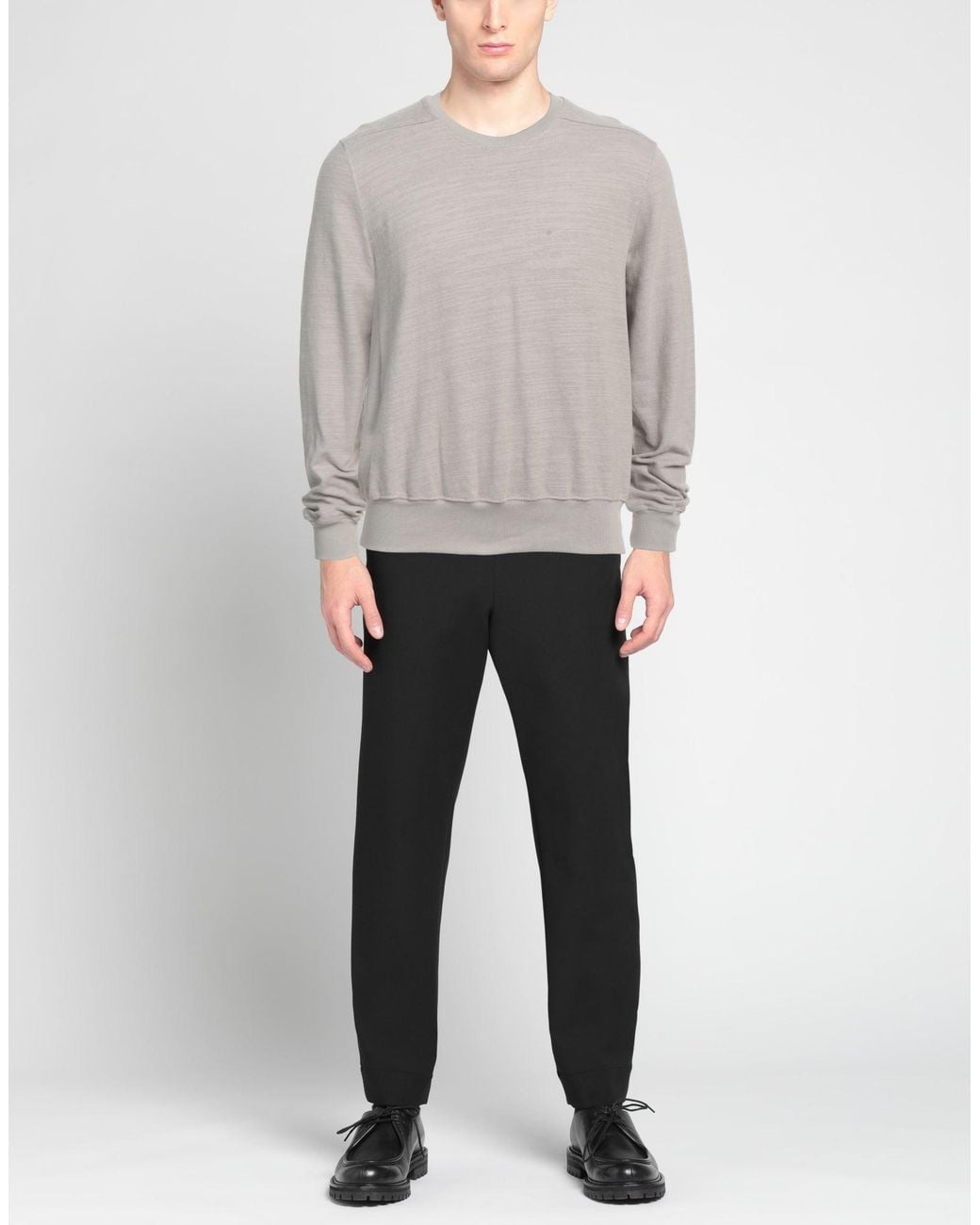 Rick Owens Gray Sweatshirt Cotton for men