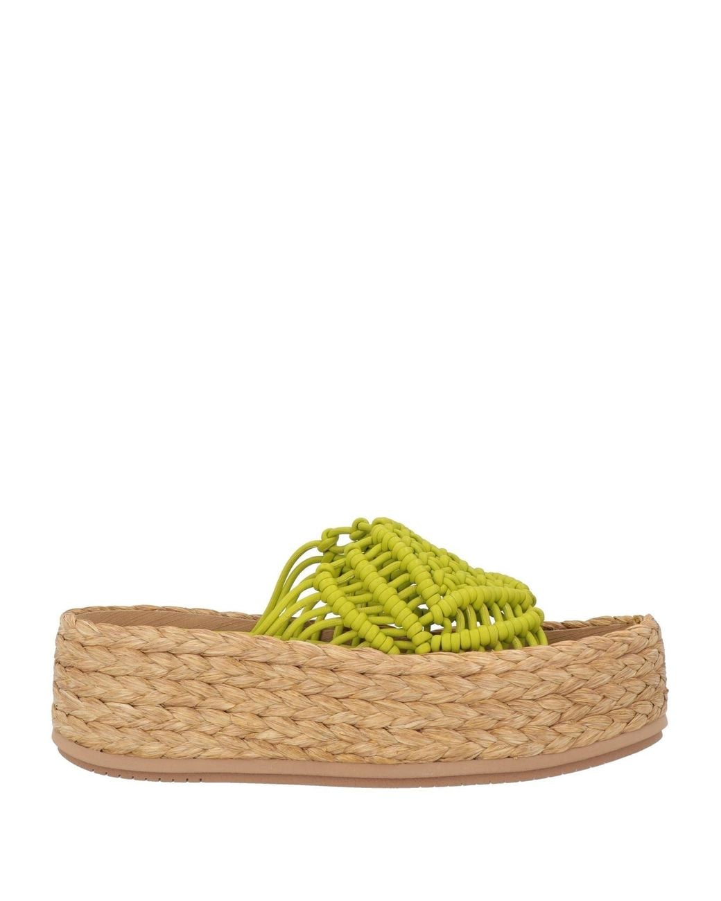 Paloma Barceló Yellow Espadrilles