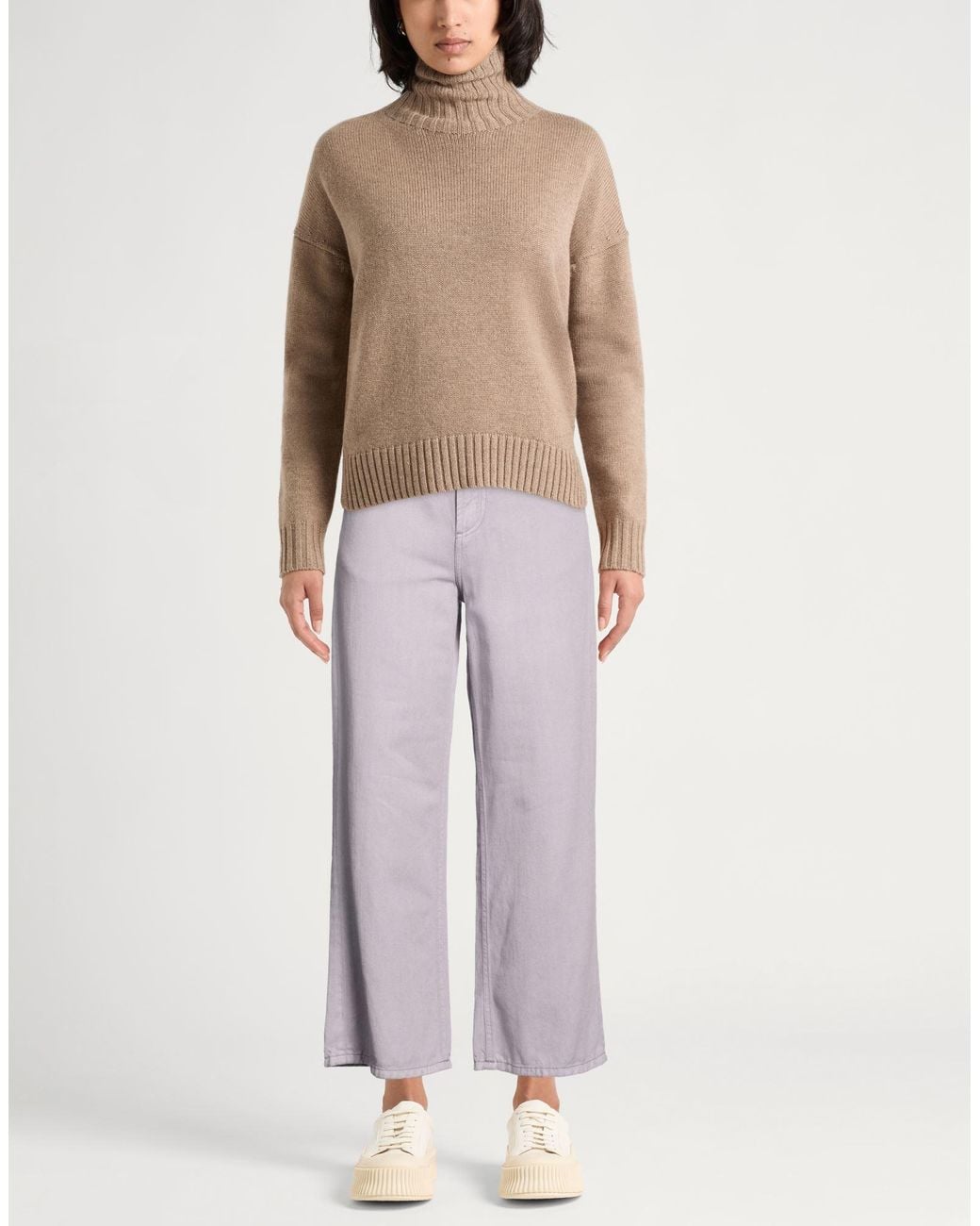 Department 5 Gray Lilac Pants Cotton, Lyocell