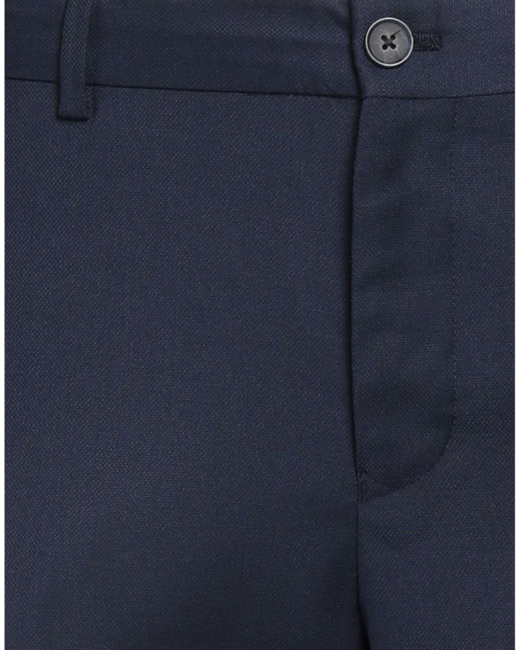 SELECTED Blue Pants Recycled Polyester, Viscose, Polyester, Elastane for men