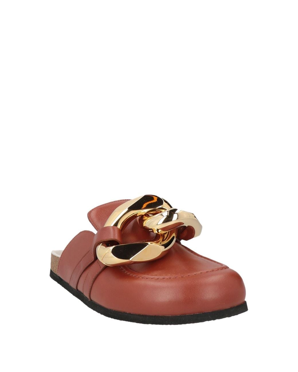 J.W. Anderson Brown Mules & Clogs Calfskin