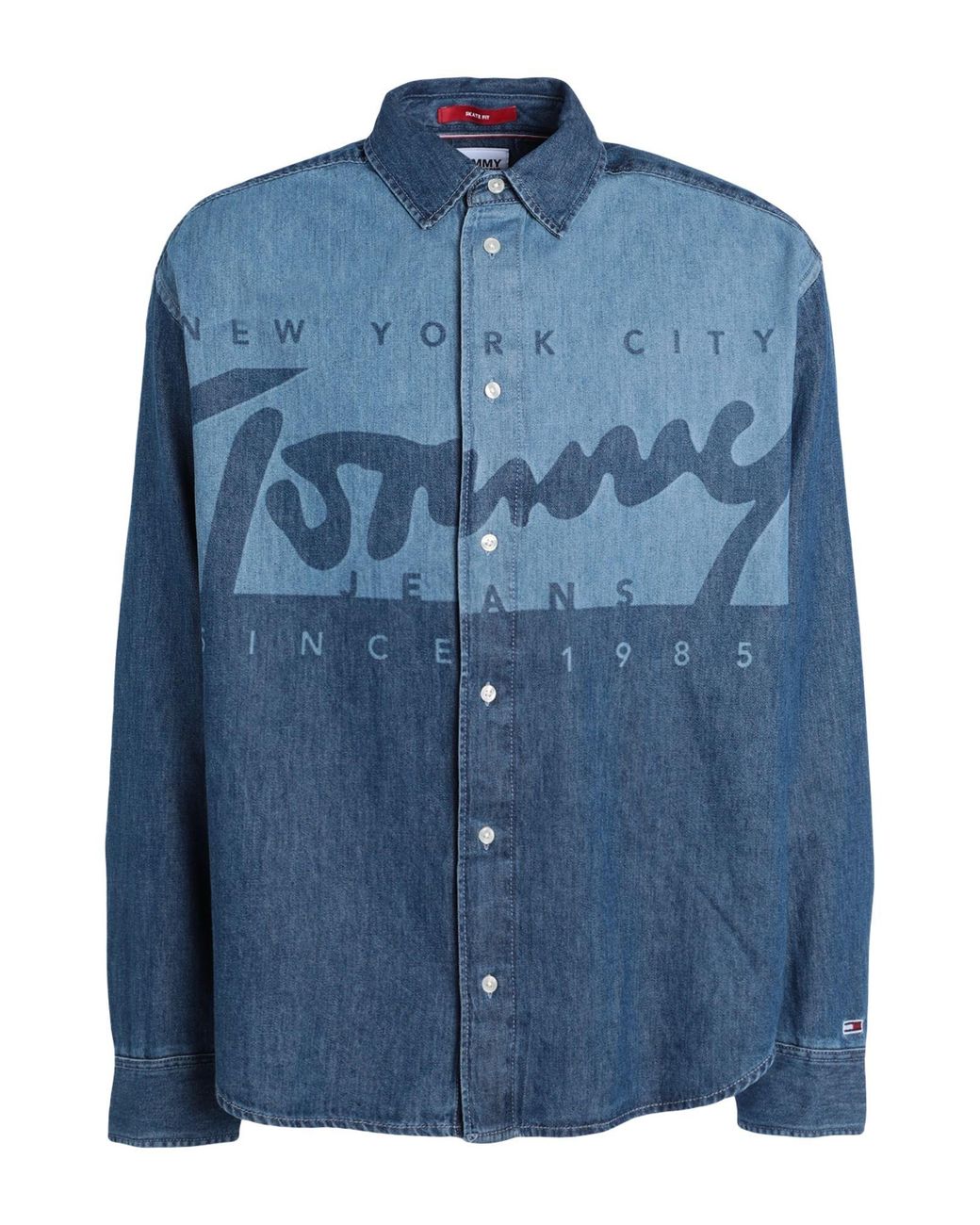 Tommy Hilfiger Blue Denim Shirt for men