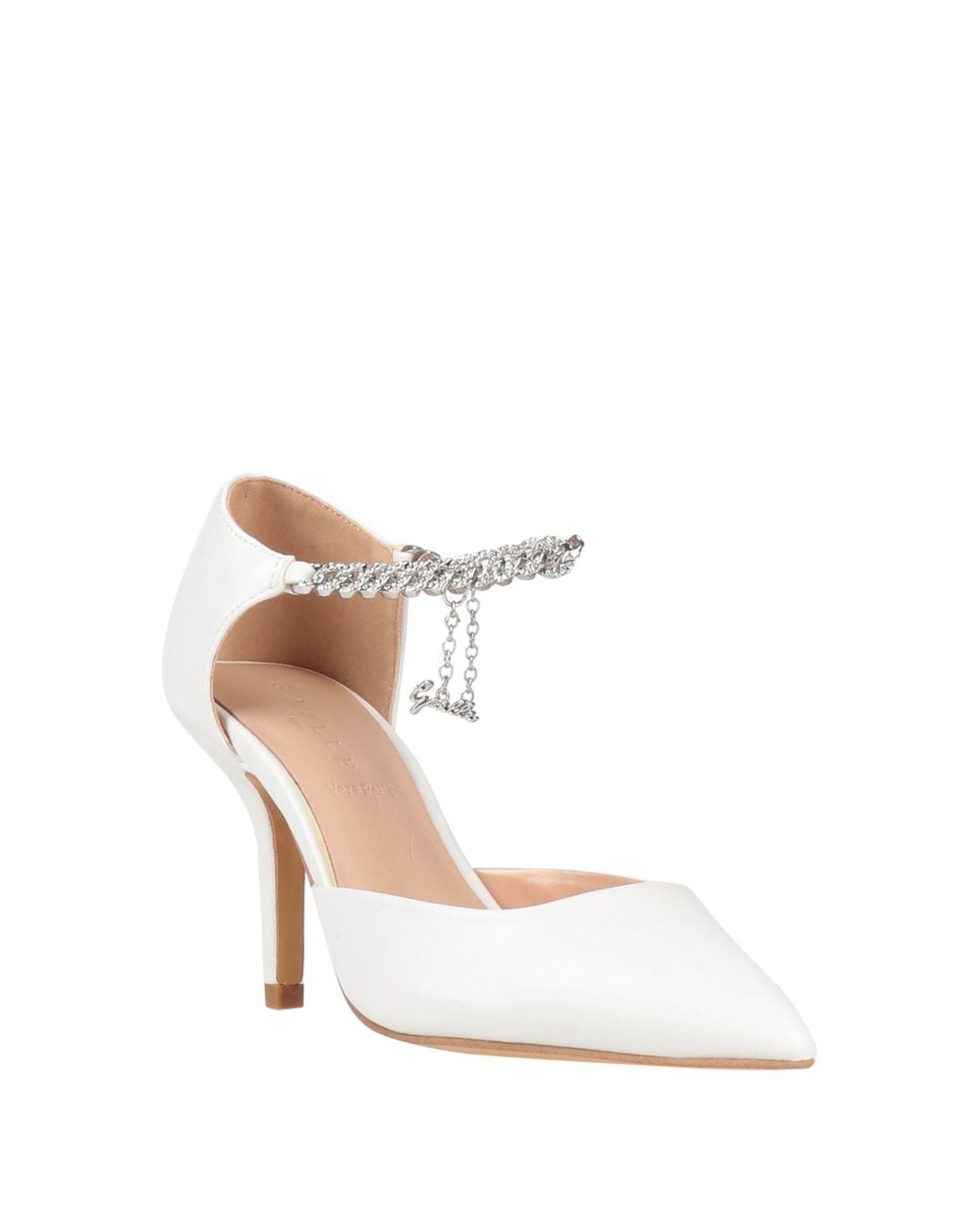 Gaelle Paris White Pumps