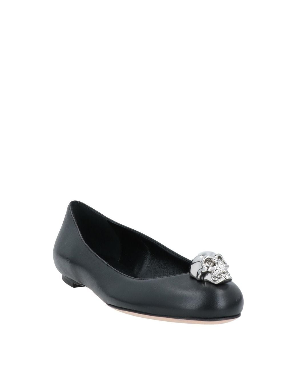 McQueen Black Ballet Flats