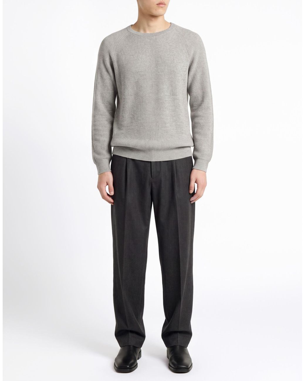 Pullover Jeordie's de hombre de color Gray