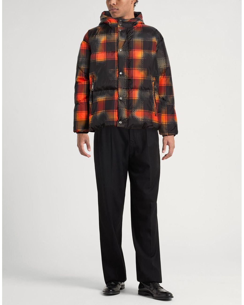 Khrisjoy Orange Puffer for men