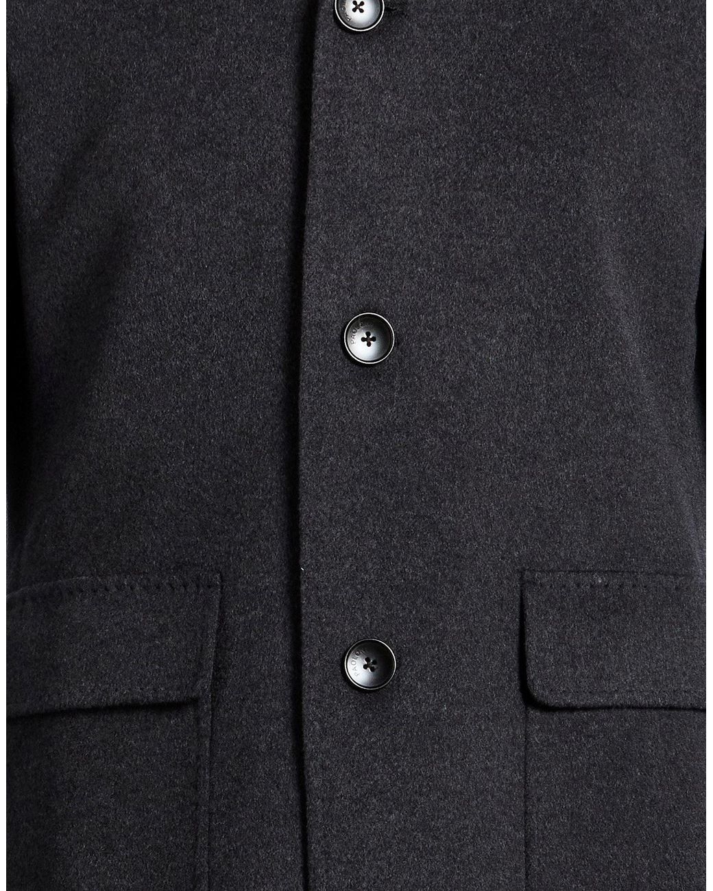 Paoloni Black Coat for men