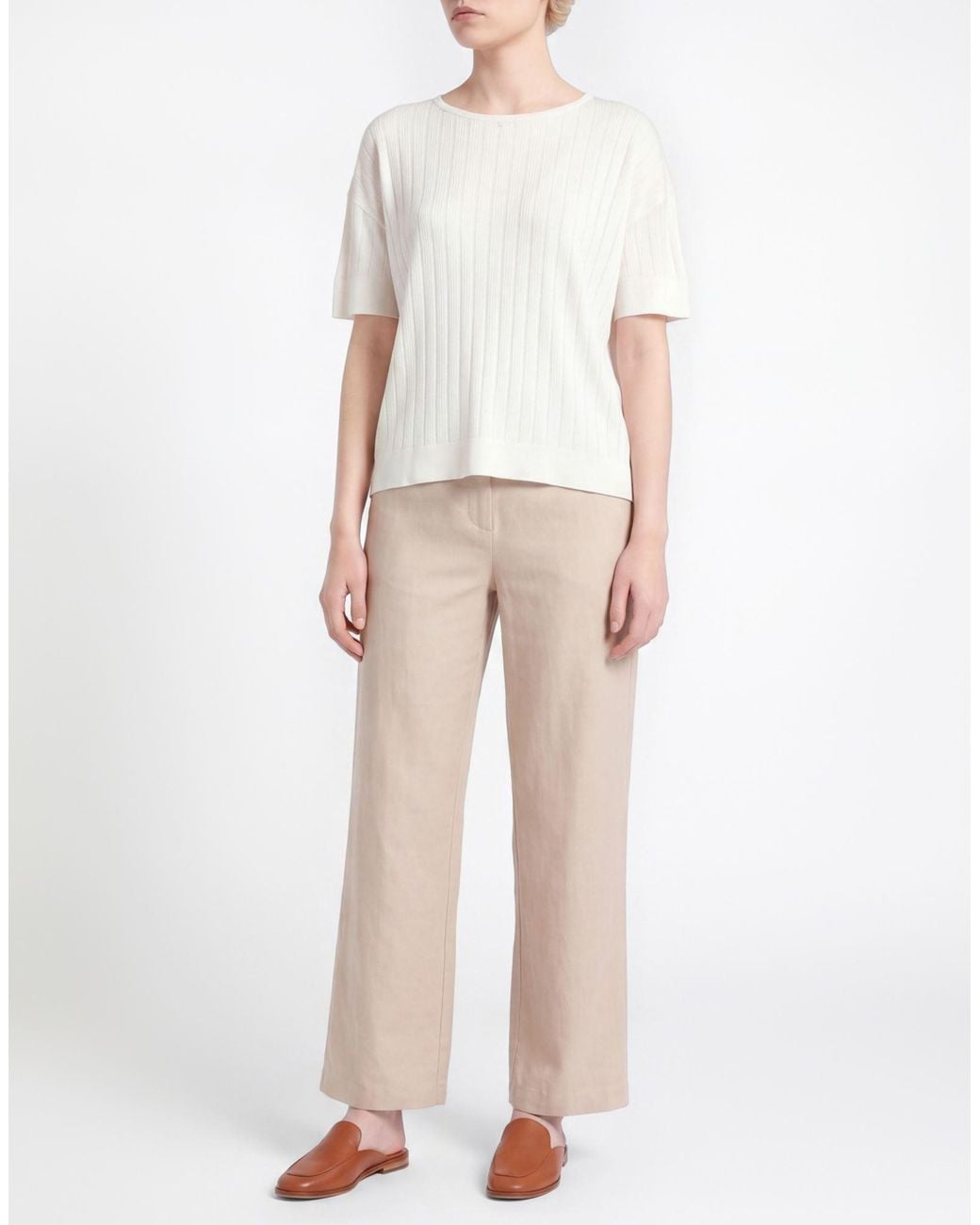 Majestic Filatures White T-Shirt Lyocell