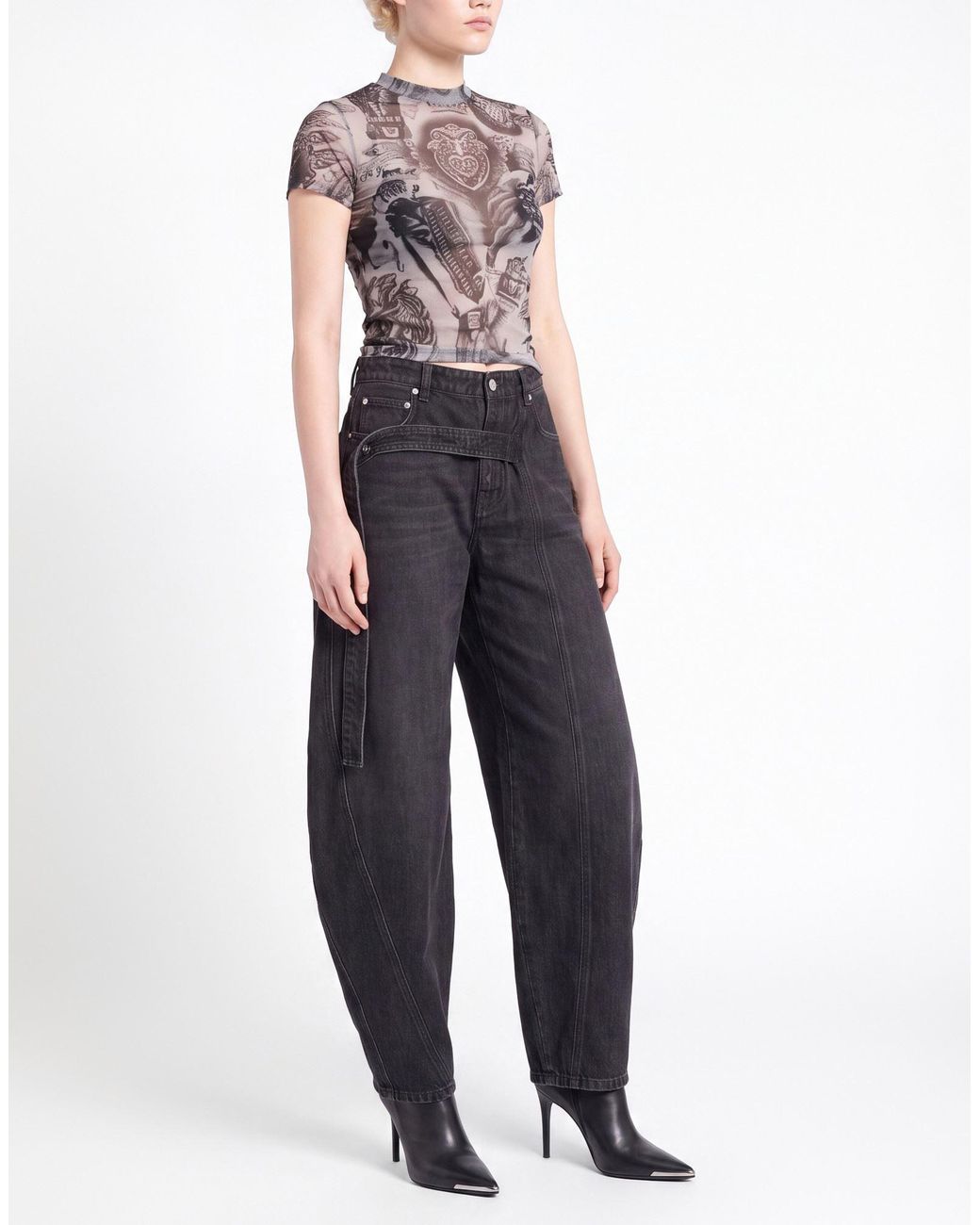 Jean Paul Gaultier Black Jeans Cotton