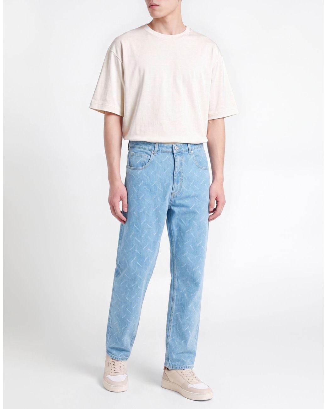 Bally Blue Light Jeans Cotton for men