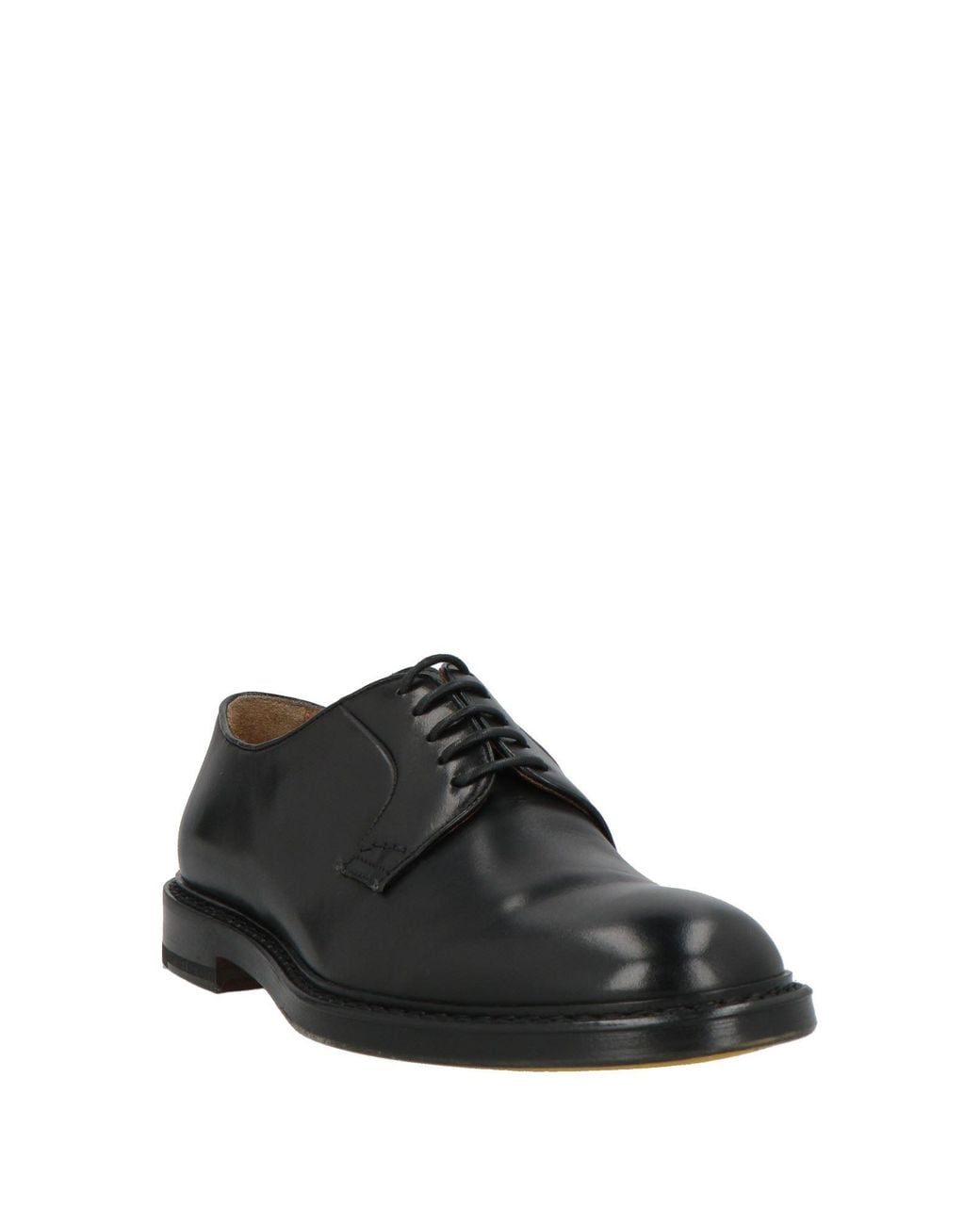 Doucal's Black Lace-Up Shoes for men