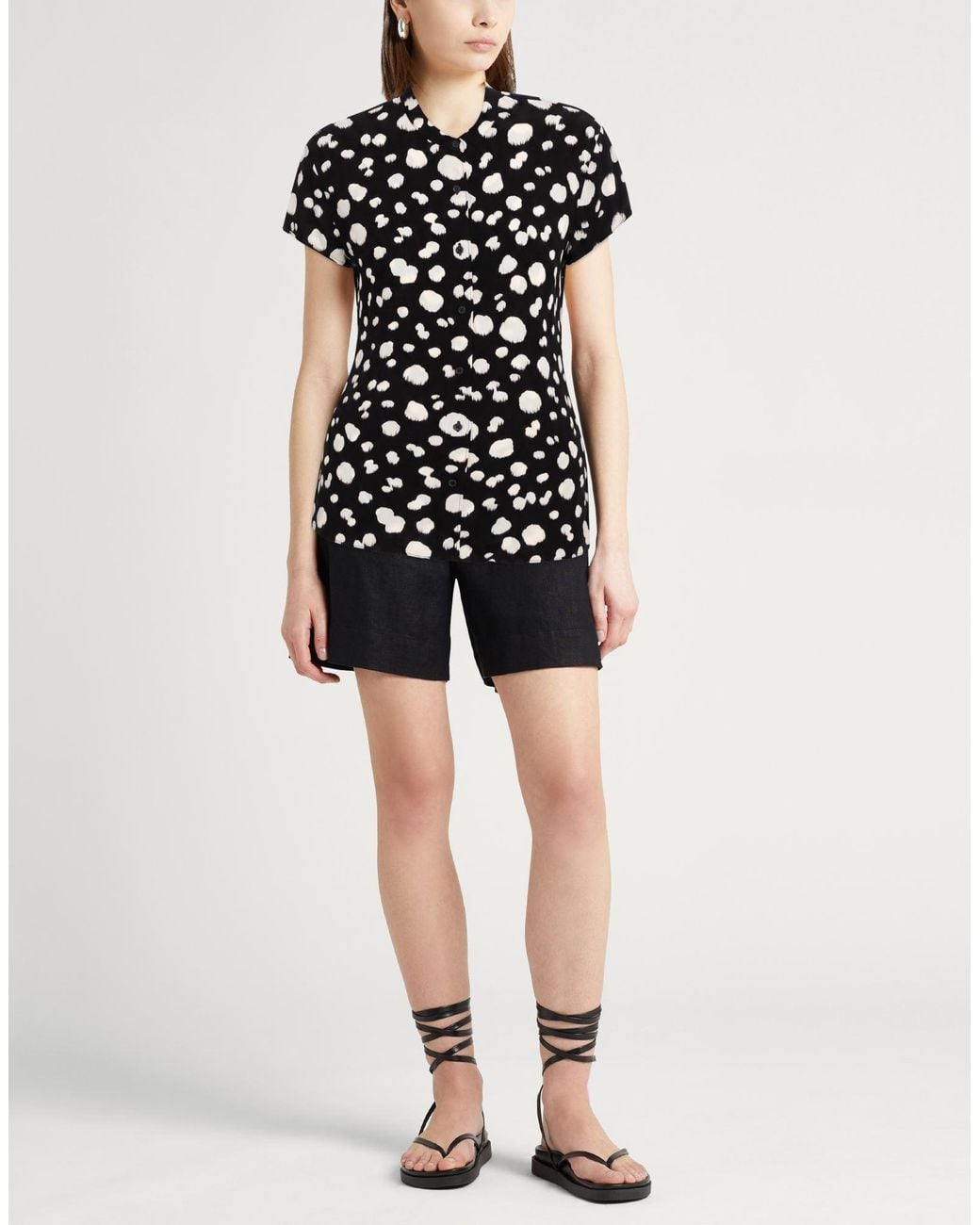 Aspesi Black Shirt Silk
