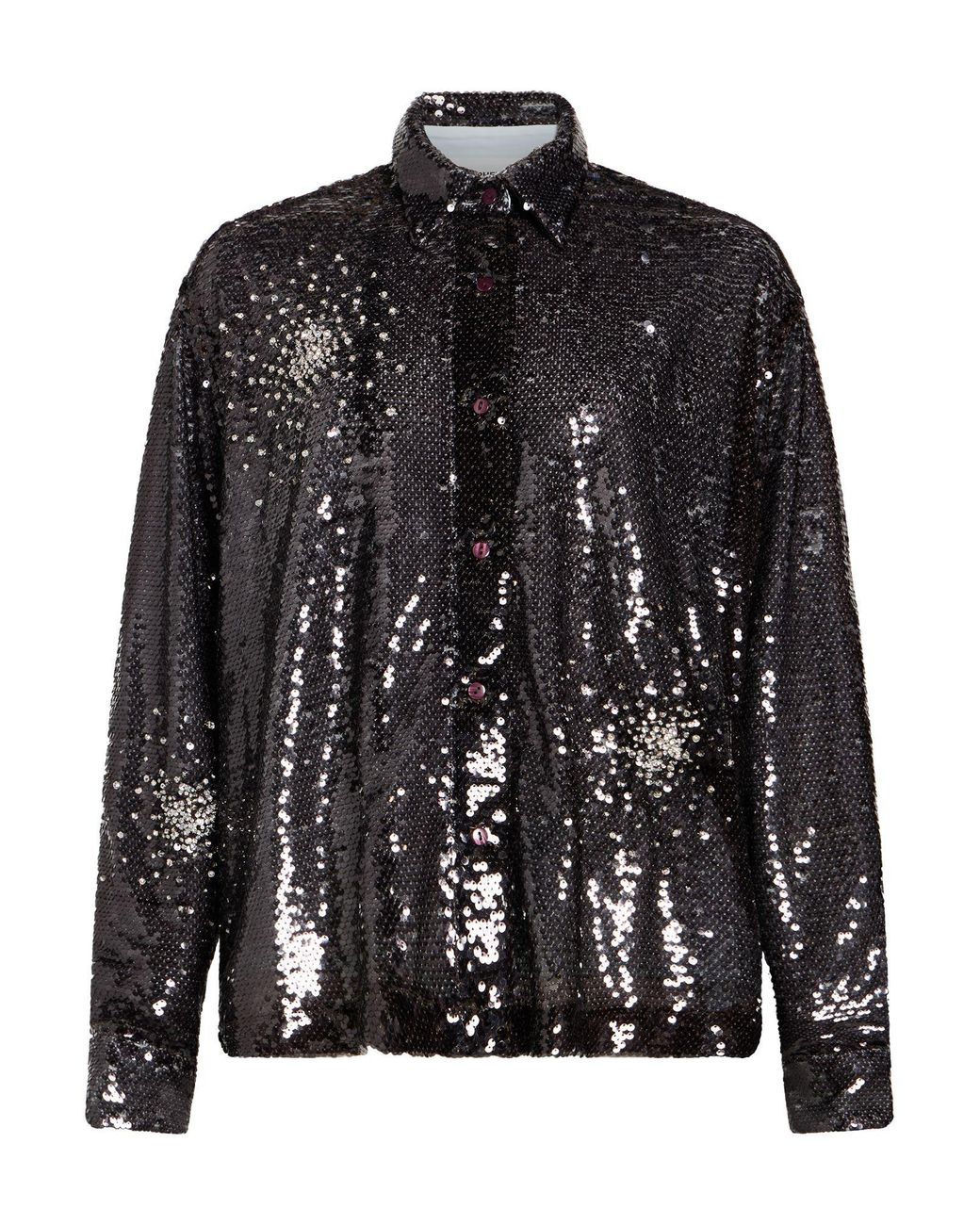 DES_PHEMMES Black Shirt Polyester