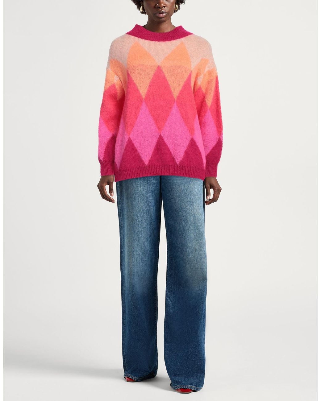 Kaos Pink Turtleneck