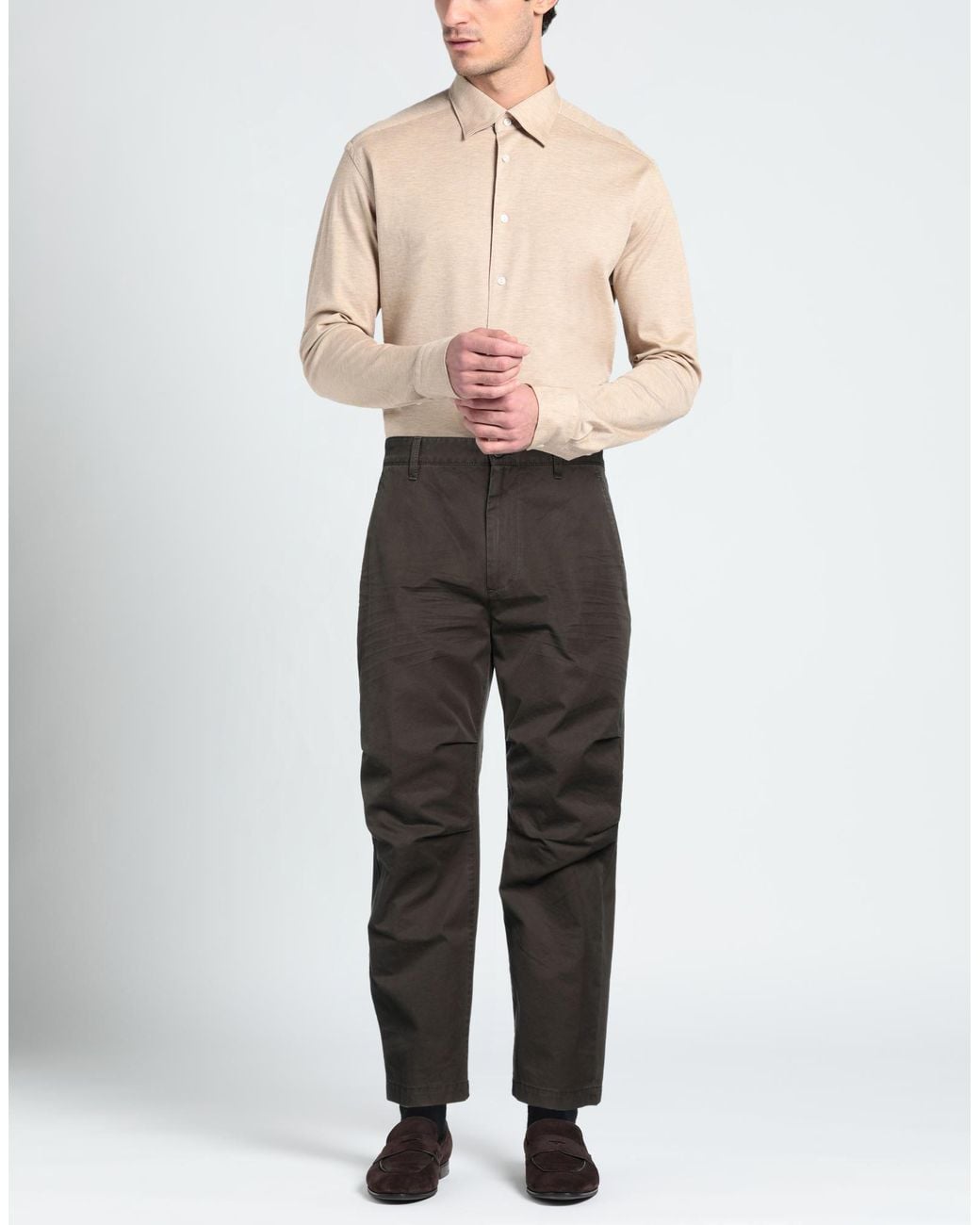 DSquared² Gray Pants Cotton for men