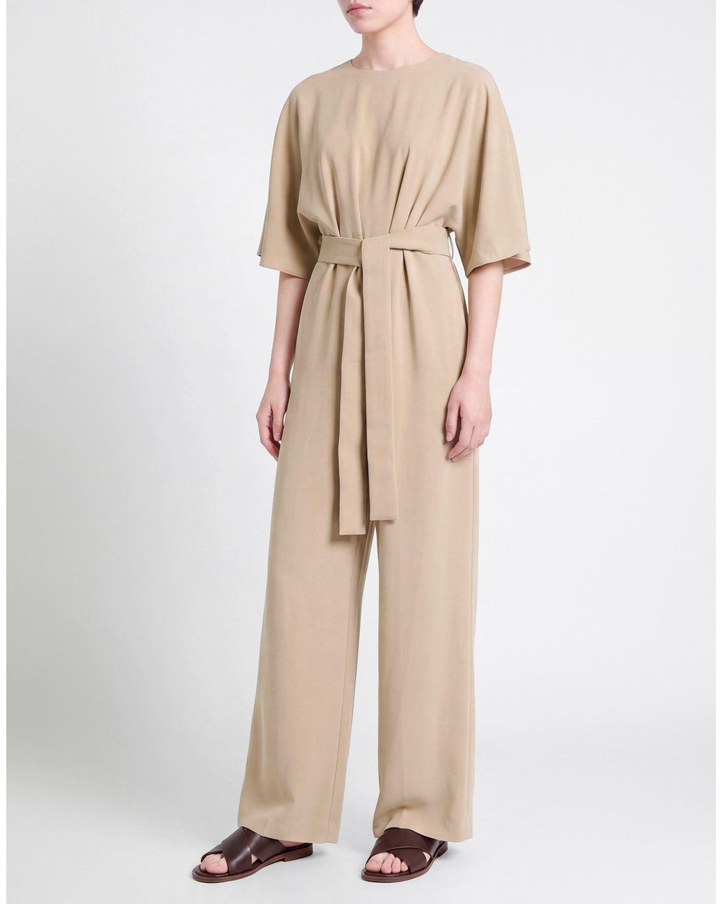 P.A.R.O.S.H. Natural Maxi Dress Polyester