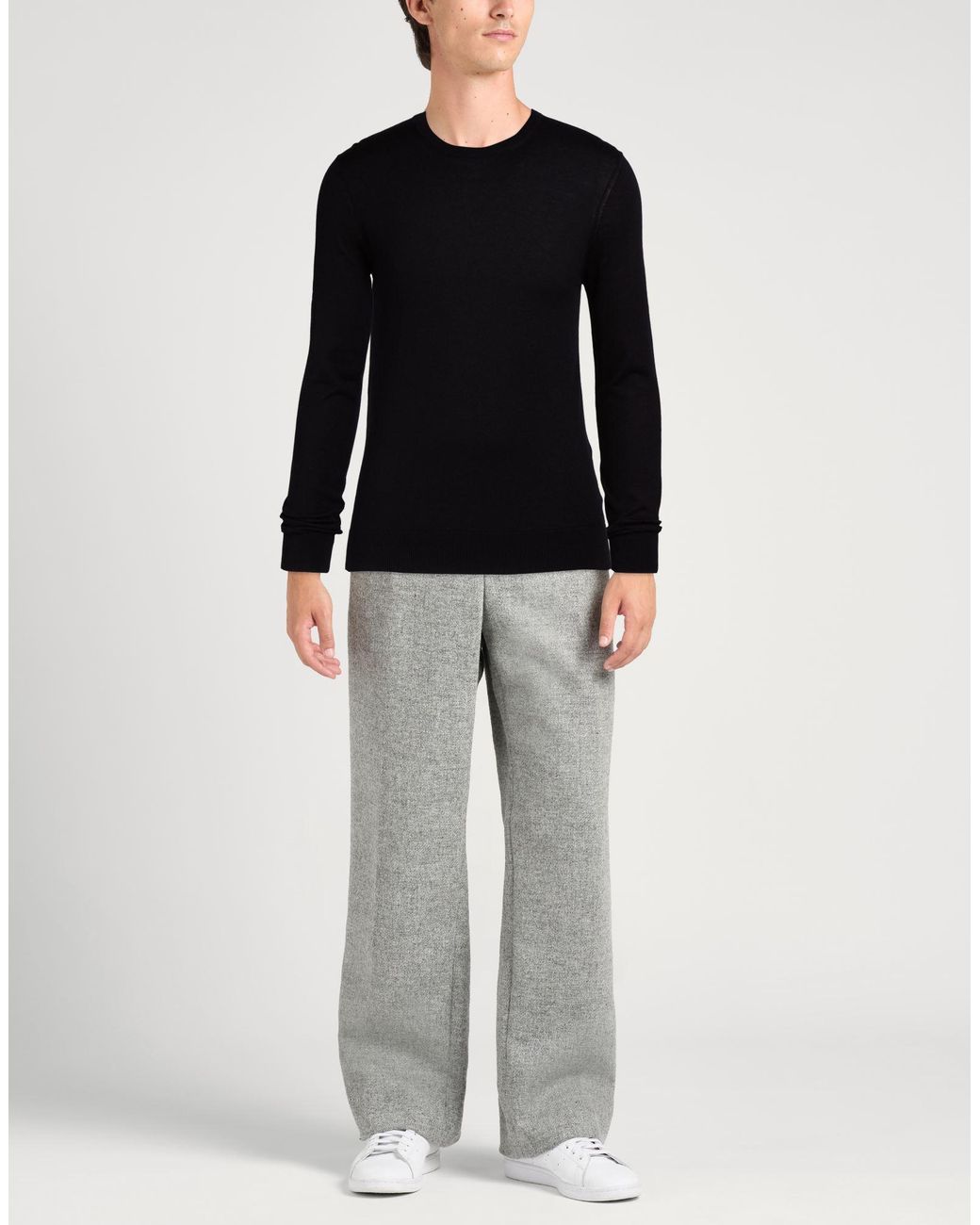 Alpha Studio Black Sweaters for men
