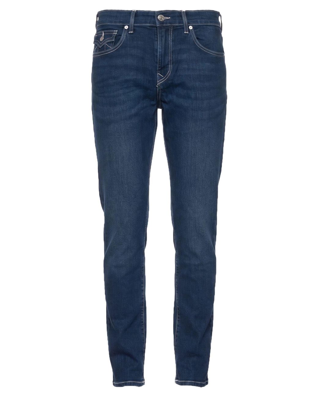 True Religion Blue Jeans Cotton, Polyester, Viscose, Elastane for men
