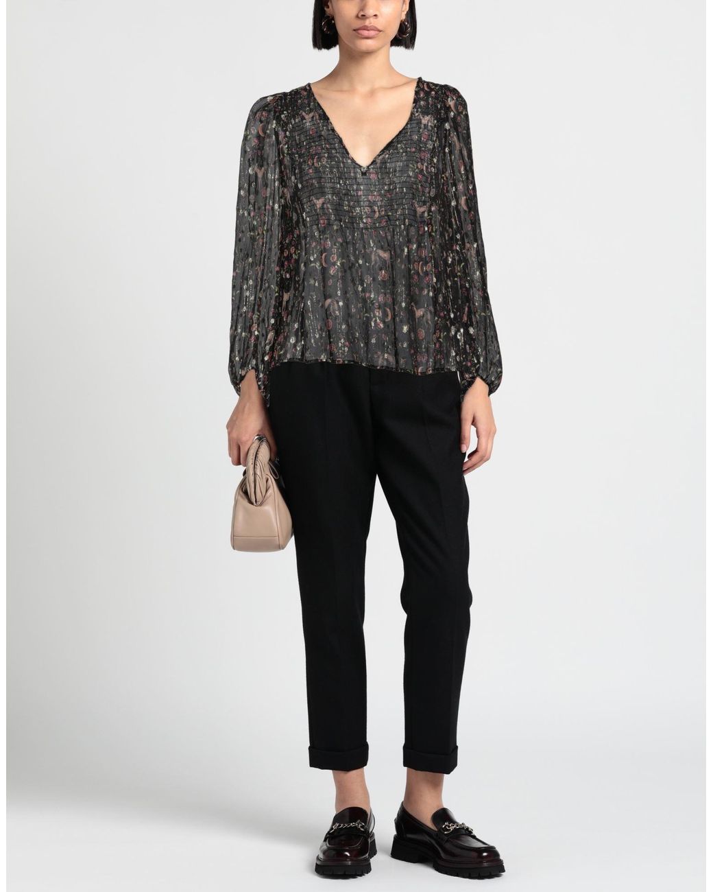 Sandro Gray Top