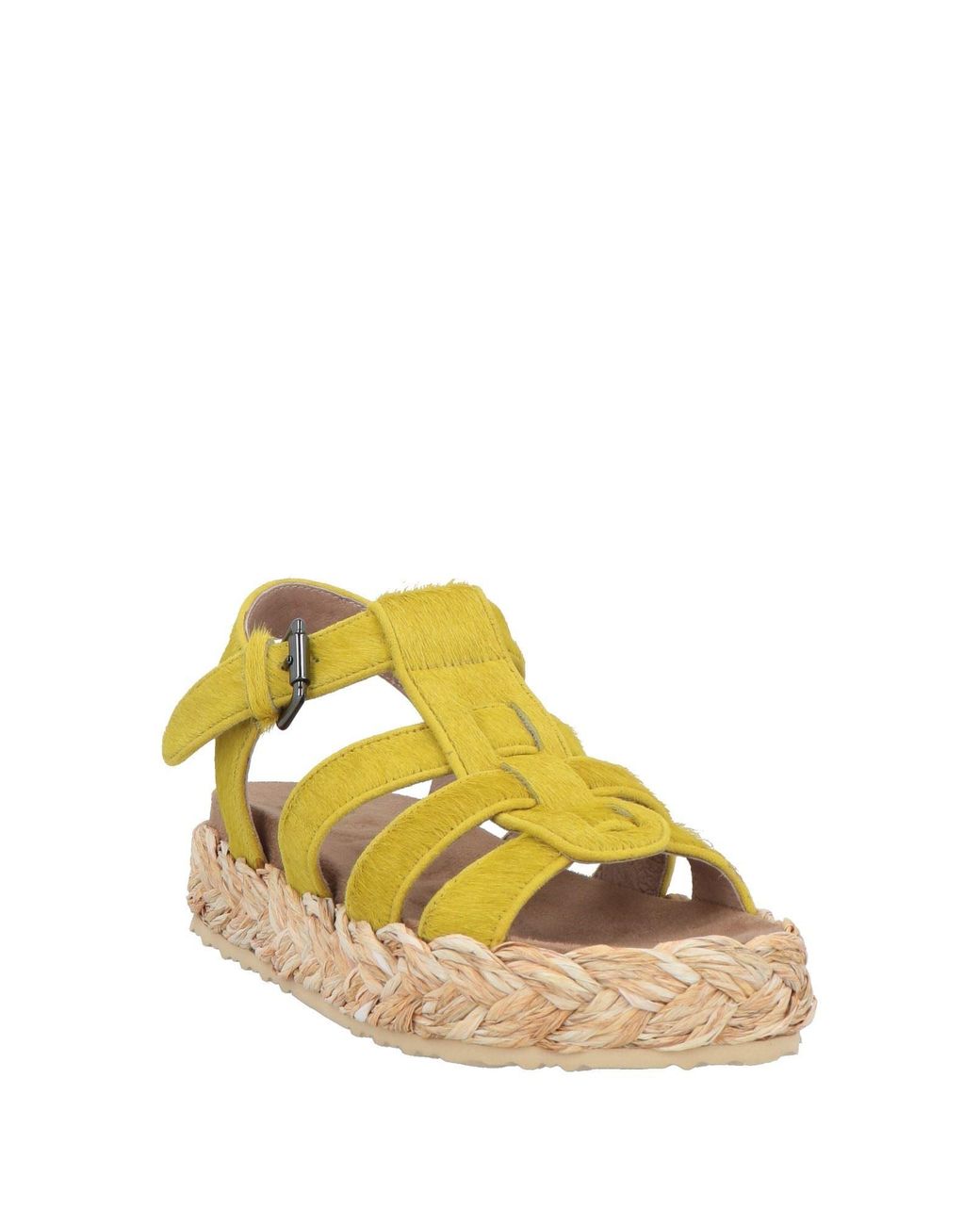Mou Yellow Espadrilles Cow Leather