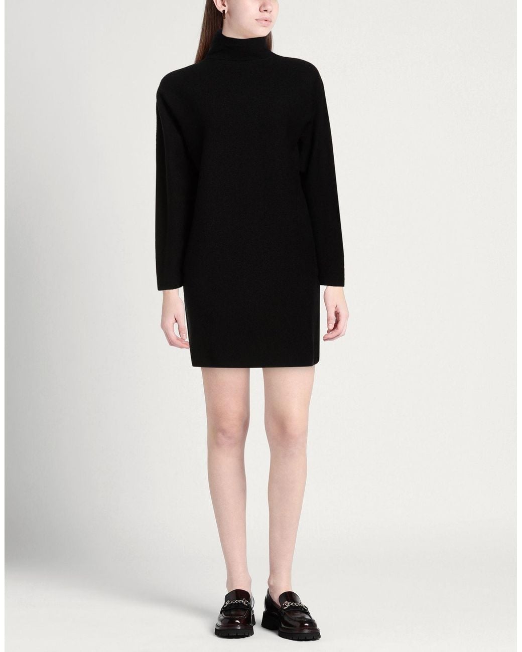 Alpha Studio Black Mini Dress